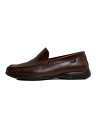 【中古】Paraboot◆ローファー/US8/BRW/レザー【シューズ】