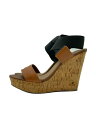 【中古】STEVE MADDEN◆サンダル/US7/BRW/レザー【シューズ】(4)