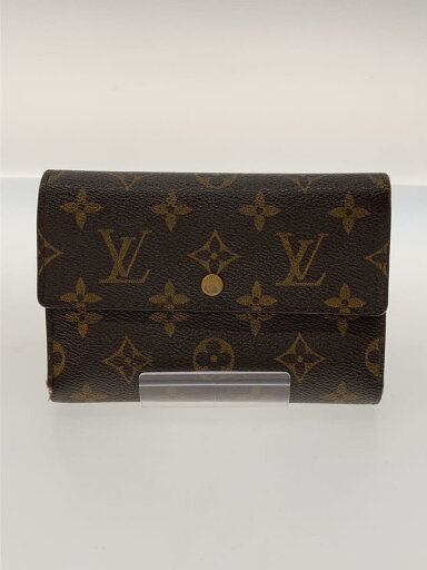 【中古】LOUIS VUITTON◆財布/レザー/BRW/総柄/メンズ/M61215【服飾雑貨他】 【中古】LOUIS VUITTON◆財布/レザー/BRW/総柄/メンズ/M61215【服飾雑貨他】
