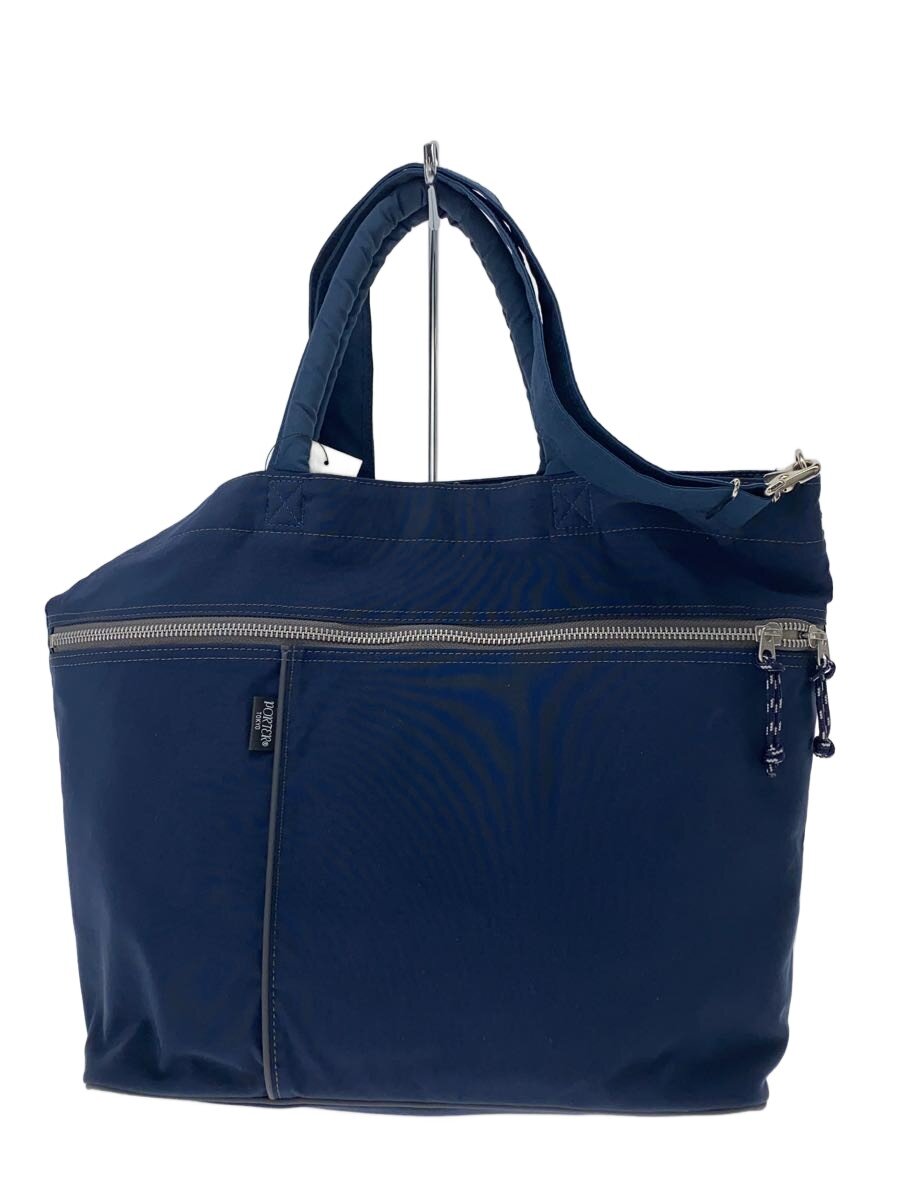 【中古】PORTER◆トートバッグ/コットン/NVY/673-05478【バッグ】