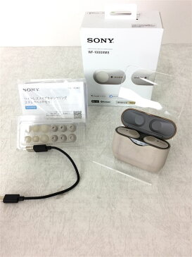 【中古】SONY◆SONY/ソニー/WF-1000XM3/ワイヤレスイヤホン/Bluetooth/ノイズキャンセリング/シルバー//カナル型 完全ワイヤレス【家電・ビジュアル・オーディオ】