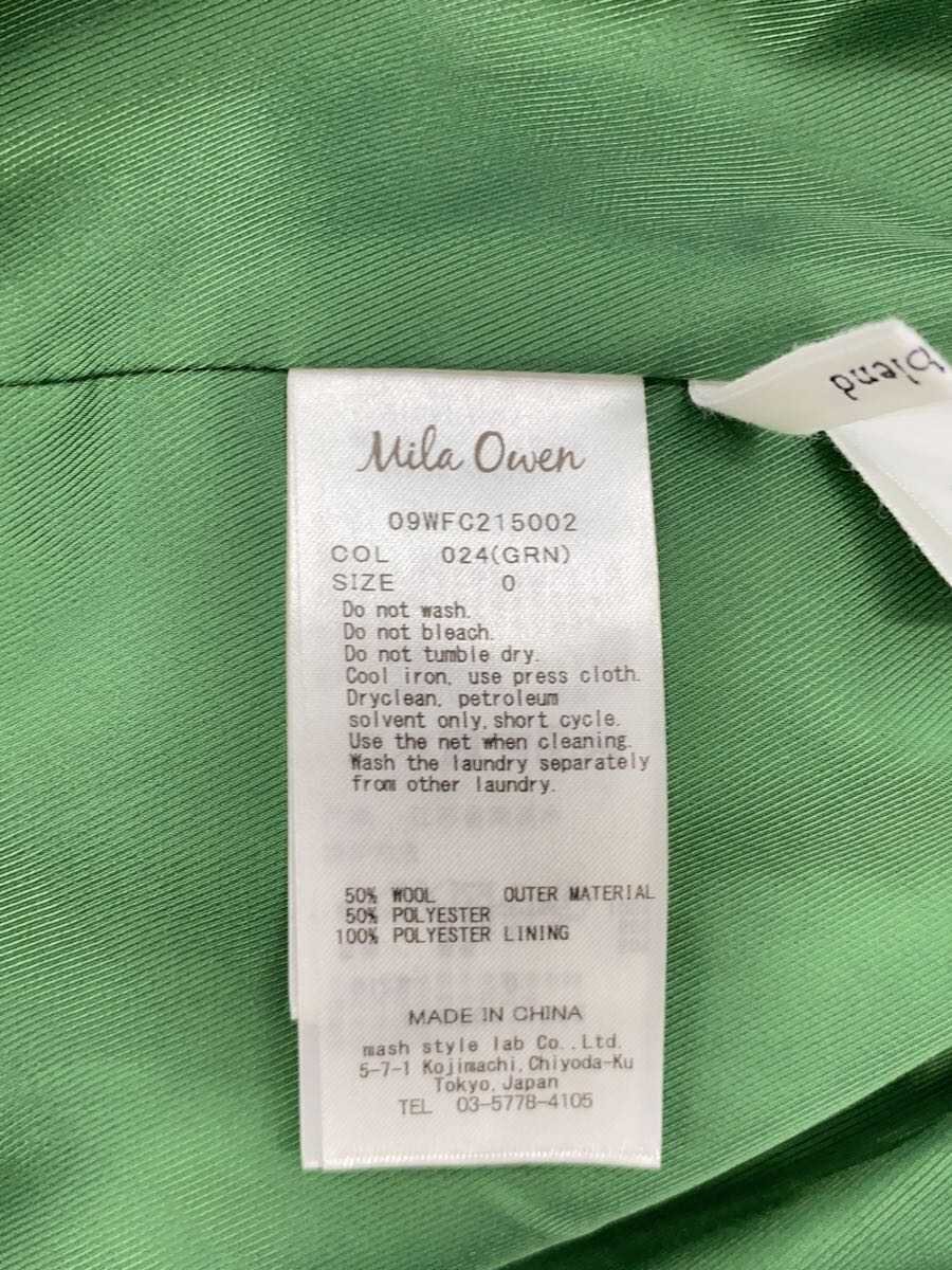 【中古】Mila Owen◆ノーカラーステッチデザインロングコート/0/ウール/GRN/無地/09WFC215002【レディースウェア】 jumblestore-37758788 2nd STREET 楽天市場店 サンプル画像3