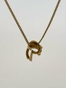 【中古】SAINT LAURENT◆ネックレス/--/GLD/トップ有/レディース/サンローラン【服飾雑貨他】