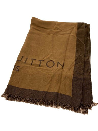 【中古】LOUIS VUITTON◆ストール/ウール/カシミヤ/BRW/無地/レディース【服飾雑貨他】 【中古】LOUIS VUITTON◆ストール/ウール/カシミヤ/BRW/無地/レディース【服飾雑貨他】