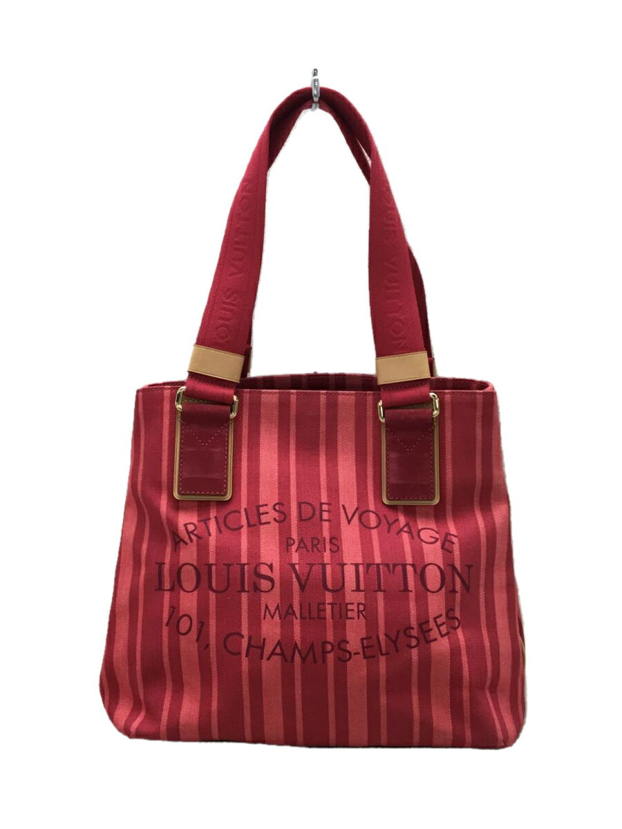 LOUIS VUITTON◆カバPMプランソレイユ_RED/キャンバス/RED/M94146