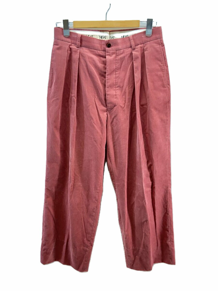 【中古】NEAT◆23AW/PONTOGLIO CORDUROY NEAT Chino/46/コットン/PNK/無地【メンズウェア】