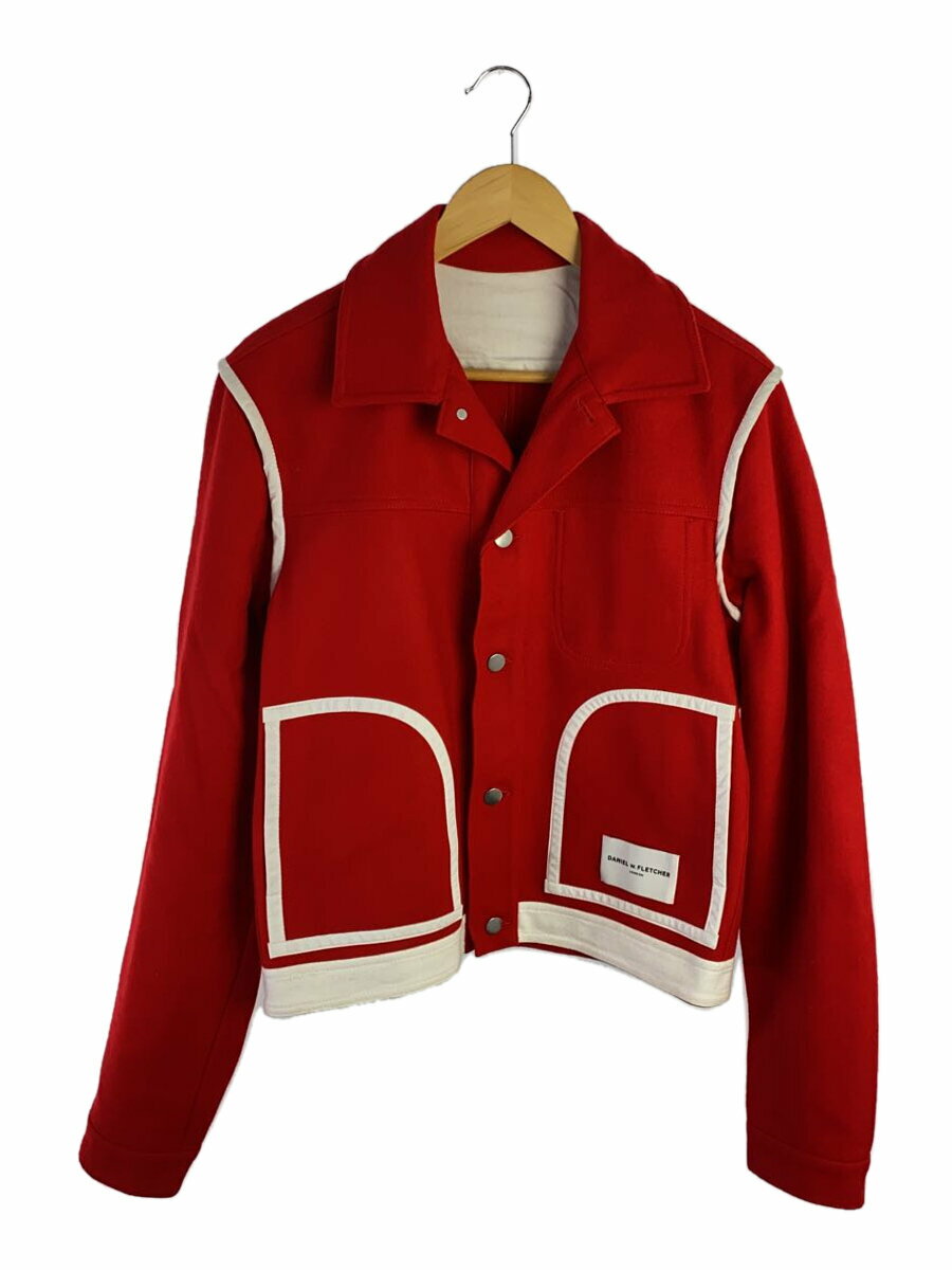 【中古】ジャケット/S/ウール/RED//【メンズウェア】