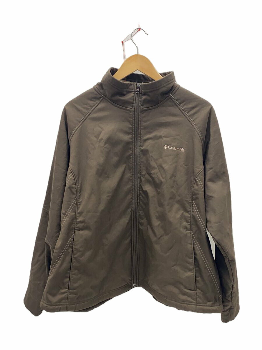 【中古】Columbia◆ジャケット/--/ポリエステル/BRW/210 xw6002【メンズウェア】