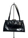 【中古】Salvatore Ferragamo◆ハンドバッグ/エナメル/BLK/BV-216746【バッグ】