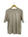 【中古】BATONER◆Tシャツ/2/コットン/BEG/無地/BN-22SM-040【メンズウェア】