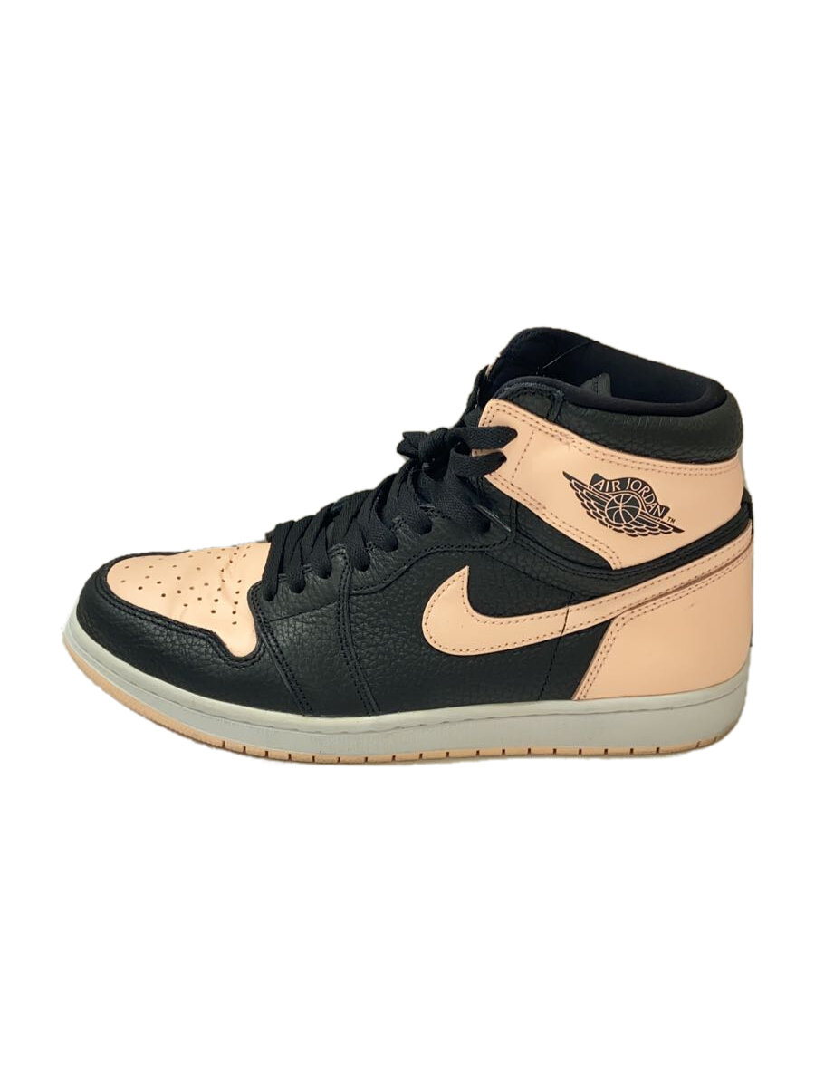 【中古】NIKE◆AIR JORDAN 1 RETRO HIGH OG/エアジョーダン1レトロハイ/ブラック/29cm/BLK【シューズ】