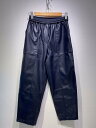 【中古】3.1 Phillip Lim◆トラックパンツ/XS/フェイクレザー/BLK/無地【レディースウェア】