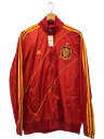 【中古】adidas◆アンセムジャケット/スポーツウェアー/トラックブルゾン/赤/X56235/スペイン代表【スポーツ】