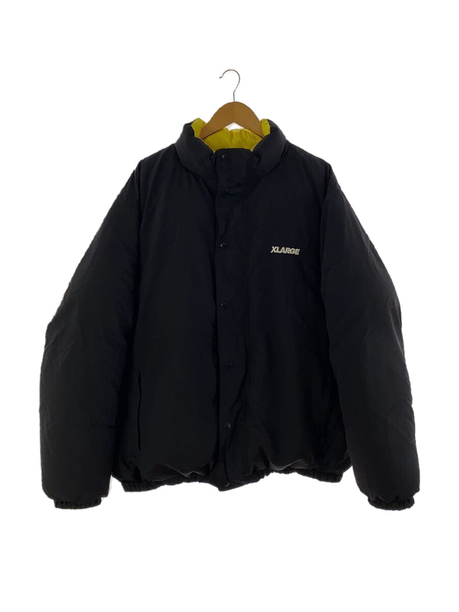【中古】X-LARGE◆REVERSIBLE DOWN JACKET/LL/ポリエステル/BLK/101214021011【メンズウェア】