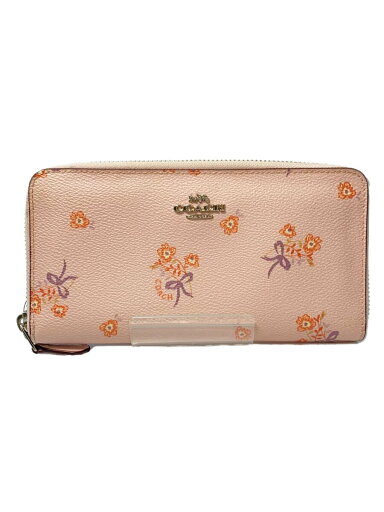 【中古】COACH◆長財布/レザー/PNK/花柄/レディース【服飾雑貨他】 【中古】COACH◆長財布/レザー/PNK/花柄/レディース【服飾雑貨他】