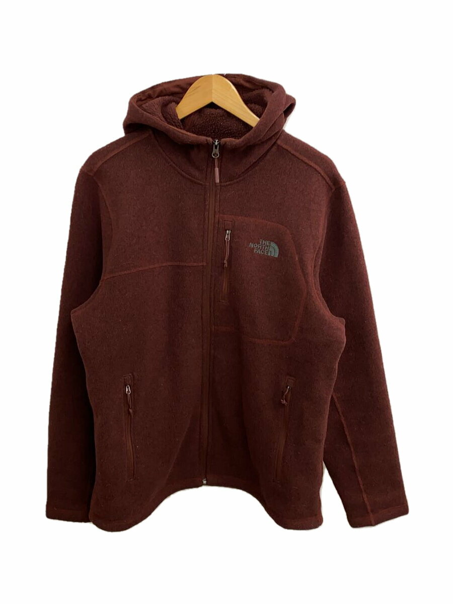 【中古】THE NORTH FACE◆ザノースフェイス/NF0A3O5J/フリースジャケット/L/ポリエステル/ボルドー/無地【メンズウェア】