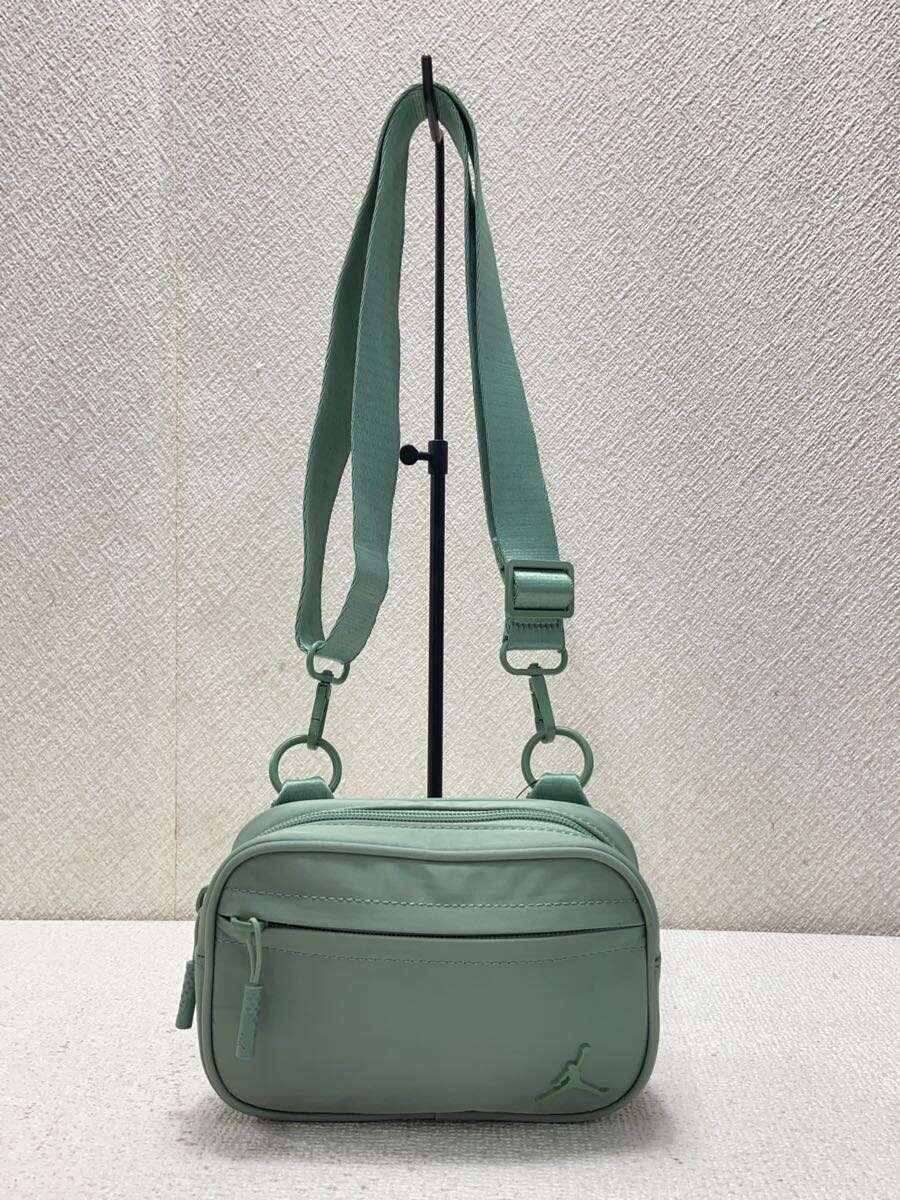 【中古】NIKE◆ショルダーバッグ/ナイロン/GRN/無地【バッグ】