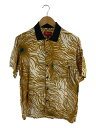 【中古】Supreme◆半袖シャツ/S/レーヨン/YLW/総柄【メンズウェア】(4)