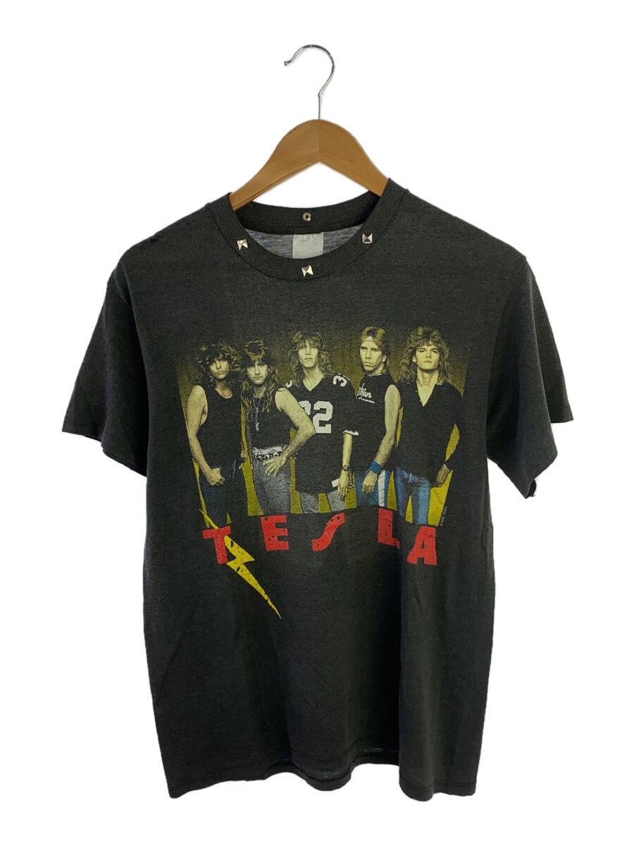 Tシャツ/TESLA/SPRING ROAD/スタッズ/80s/GRY