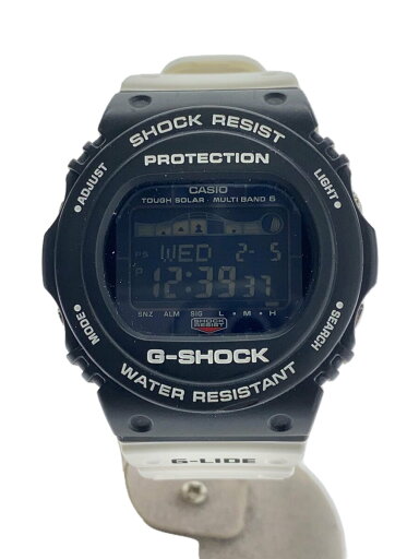 【中古】CASIO◆ソーラー腕時計・G-SHOCK/デジタル/ブラック/ホワイト【服飾雑貨他】 【中古】CASIO◆ソーラー腕時計・G-SHOCK/デジタル/ブラック/ホワイト【服飾雑貨他】