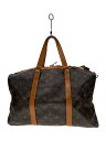 【中古】LOUIS VUITTON◆サック・スプール35_モノグラム・キャンバス_BRW/PVC/BRW【バッグ】