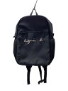 【中古】agnes b.◆リュック/ナイロン/BLK/無地【バッグ】