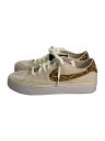 【中古】NIKE◆コートレカジー CNVS PT/25cm/CRM/キャンバス【シューズ】