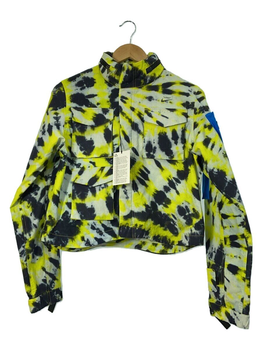 【中古】NIKE◆ナイロンジャケット/M/ナイロン/YLW/総柄/CK4808【メンズウェア】
