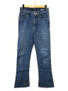 【中古】holiday◆HIGH WAIST SKINNY FLARE DENIM PANTS/ブーツカットパンツ/1/IDG/インディコ【レディースウェア】