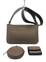 【中古】MICHAEL KORS◆JET SET TRAVEL SM XDY W TEC/ショルダーバッグ/PVC/BRW/35S1GTVC3B【バッグ】(4)