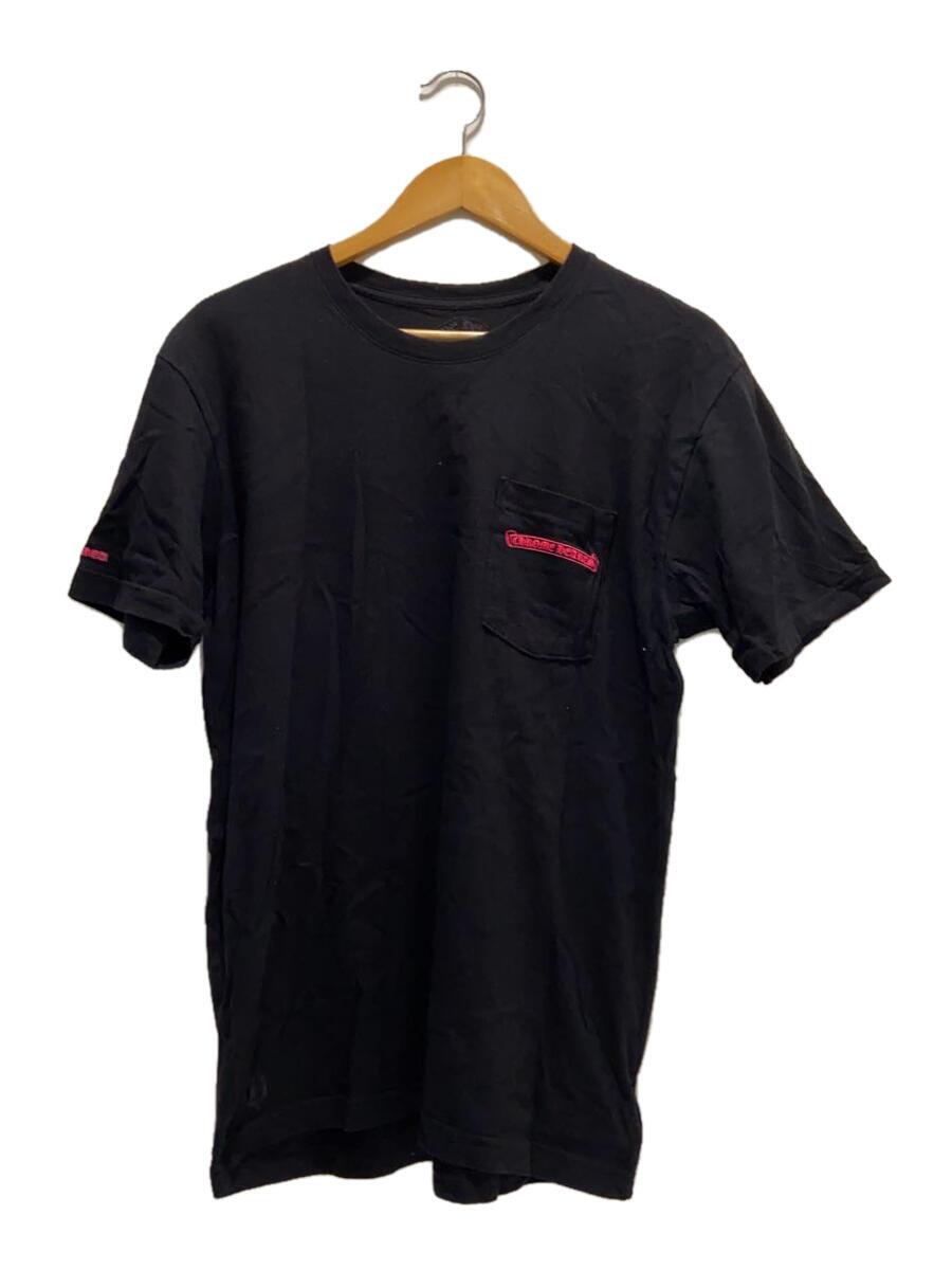 【中古】CHROME HEARTS◆Tシャツ/L/コットン/BLK/プリ