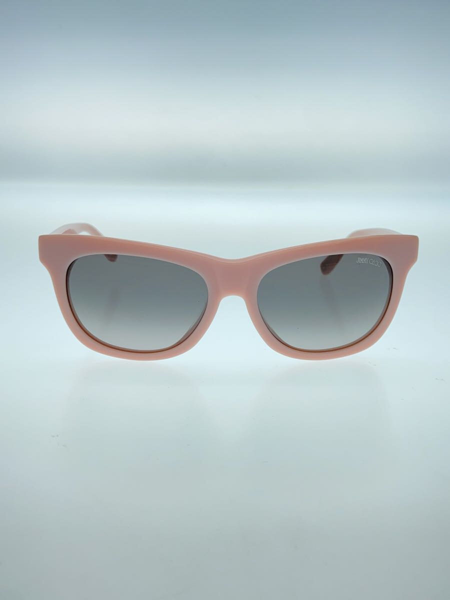 【中古】JIMMY CHOO◆SASHA/F/S/PNK/BLK/レディース/8V3EU【服飾雑貨他】