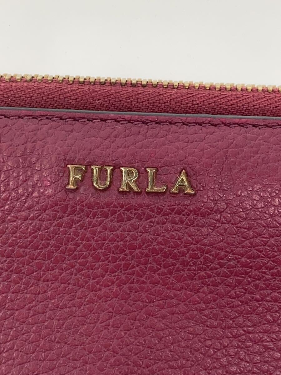 【中古】FURLA◆長財布/--/PUP/無地/レディース【服飾雑貨他】