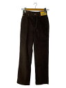 【中古】Levi’s◆70s/26048-1328/パンツ/ボトム/デッドストック/7/コーデュロイ/BRW/無地//【レディースウェア】