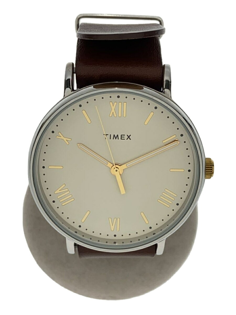 【中古】TIMEX◆クォーツ腕時計/アナ