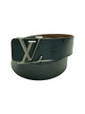 【中古】LOUIS VUITTON◆サンチュール・LVイニシアル40MMピラミッド_モノグラム・イリュージョン_BLK/牛革/BLK/レディー【服飾雑貨他】(4)
