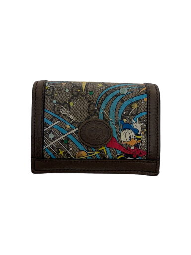 【中古】GUCCI◆DISNEY/GGスプリーム/2つ折り財布/PVC/レディース/648121 0959【服飾雑貨他】 【中古】GUCCI◆DISNEY/GGスプリーム/2つ折り財布/PVC/レディース/648121 0959【服飾雑貨他】