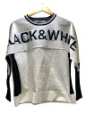 【中古】BLACK&WHITE◆スポーツウェアー/L/WHT/BLF2303WG【スポーツ】