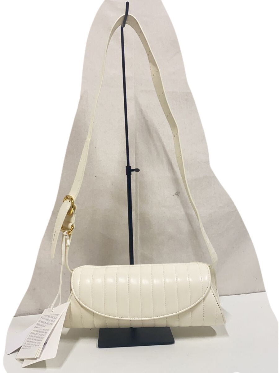 【中古】JIL SANDER◆CANNOLO SM QUILTED/バッグ/レザー/WHT/J08D0054【バッグ】