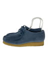 【中古】Clarks◆シューズ/27cm/BLU/スウェード/61299437【シューズ】