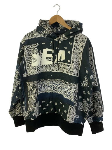 【中古】WIND AND SEA◆24ss×MIYAGIHIDETAKA_バンダナプリント プルオーバーフーディー/M/コットン/NVY/【メンズウェア】 【中古】WIND AND SEA◆24ss×MIYAGIHIDETAKA_バンダナプリント プルオーバーフーディー/M/コットン/NVY/【メンズウェア】
