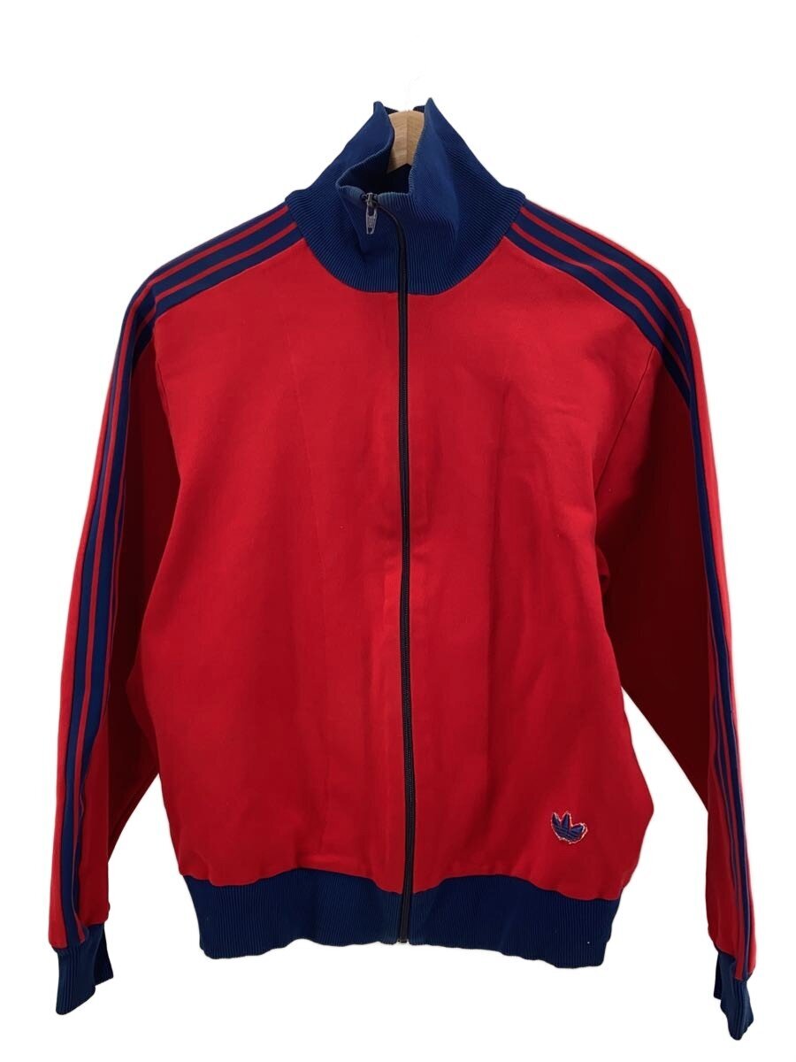 【中古】adidas◆ジャージ/3/ポリエステル/RED/ADS-3F【メンズウェア】