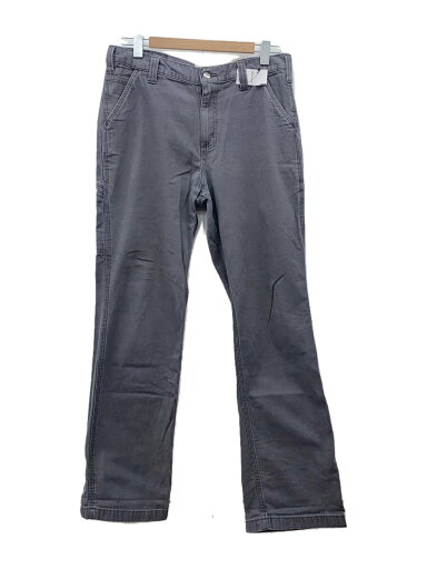 【中古】Carhartt◆RUGGED FLEX RIGBY DUNGAREE GRAVE/ボトム/34/コットン/GRY/102291-039【メンズウェア】 【中古】Carhartt◆RUGGED FLEX RIGBY DUNGAREE GRAVE/ボトム/34/コットン/GRY/102291-039【メンズウェア】
