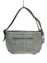 【中古】COACH◆ショルダーバッグ/--/SLV/総柄/f15703【バッグ】