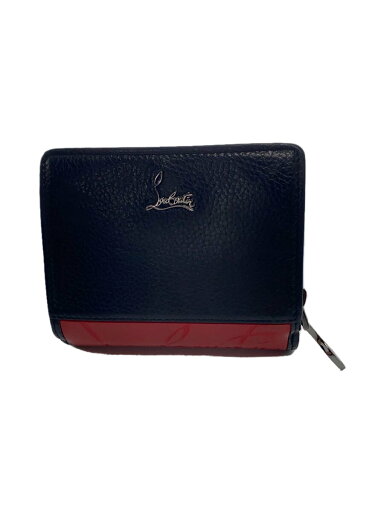 【中古】Christian Louboutin◆PALOMA MINI WALLET/2つ折り財布/レザー/BLK/レディース/3195015【服飾雑貨他】 【中古】Christian Louboutin◆PALOMA MINI WALLET/2つ折り財布/レザー/BLK/レディース/3195015【服飾雑貨他】