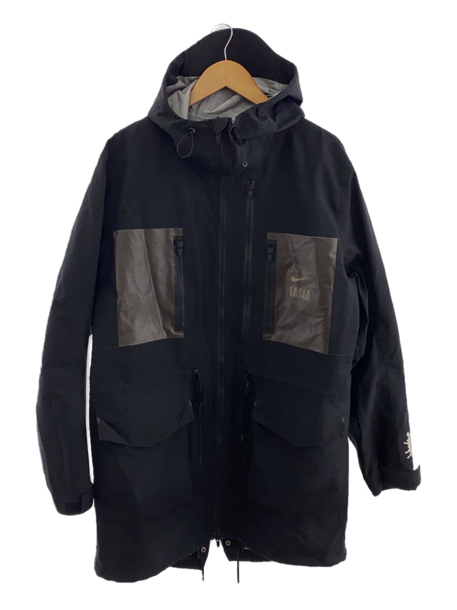 【中古】NIKE◆コート/L/ポリエステル/BLK/無地/cd7523-010【メンズウェア】