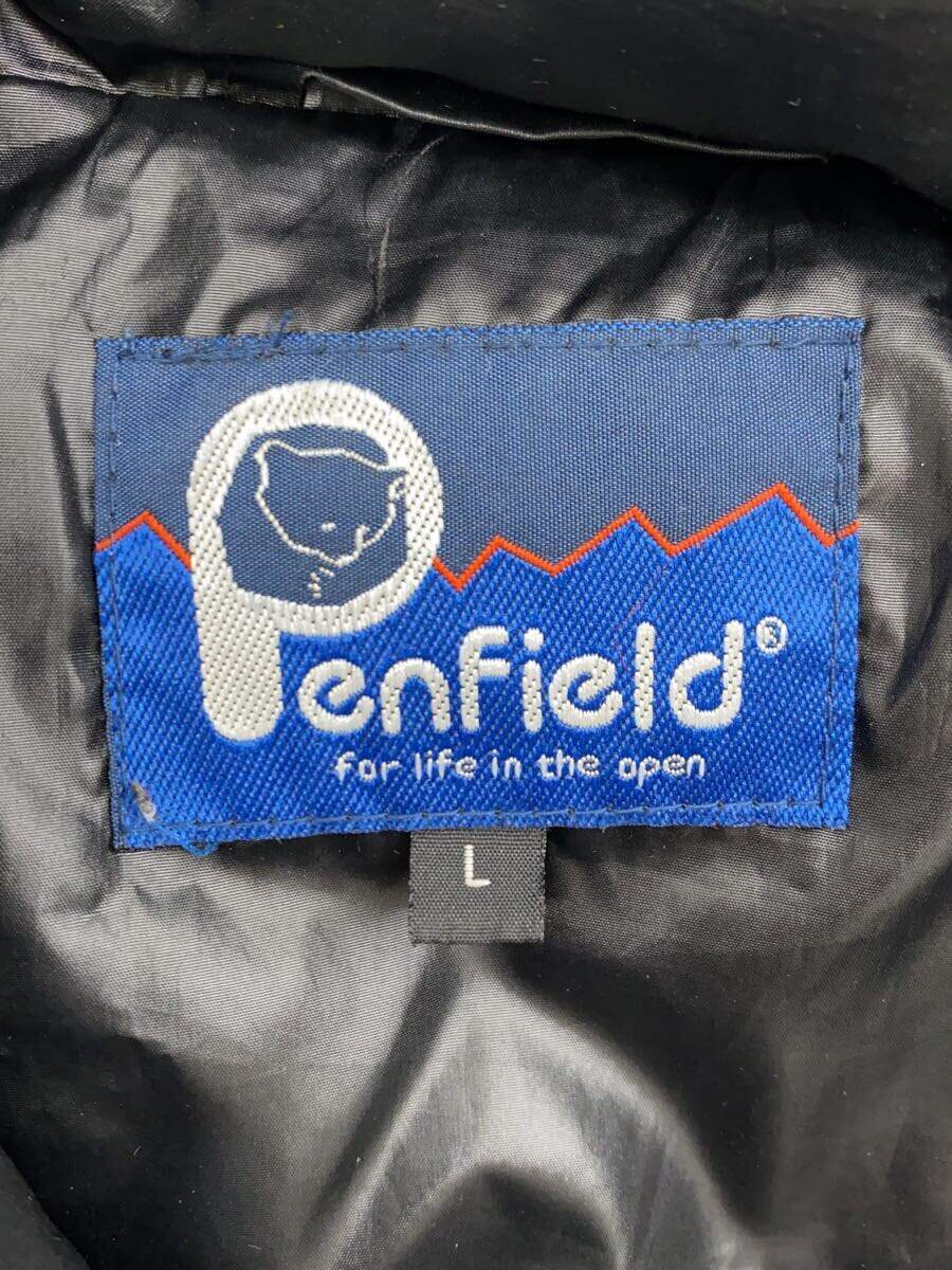 【中古】Penfield◆ダウンジャケット/L/ポリエステル/BLK/無地/00296470【メンズウェア】
