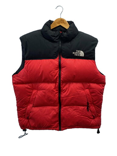 【中古】THE NORTH FACE◆※ヨゴレ・状態考慮/ヌプシ/ダウンベスト/L/ポリエステル/RED/NF002YO【メンズウェア】 【中古】THE NORTH FACE◆※ヨゴレ・状態考慮/ヌプシ/ダウンベスト/L/ポリエステル/RED/NF002YO【メンズウェア】