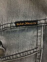 【中古】NUDIE JEANS◆Gジャン/S/コットン/GRY/無地【メンズウェア】