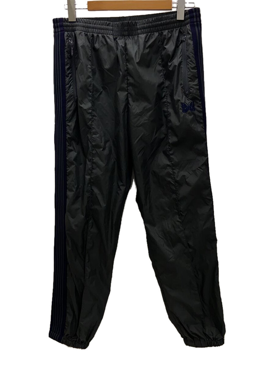 【中古】Needles◆Nylon Zipped Track Pantム/L/ナイロン/GRY/NS1635【メンズウェア】